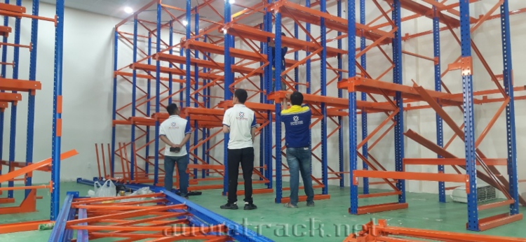lắp đặt kệ kho hàng